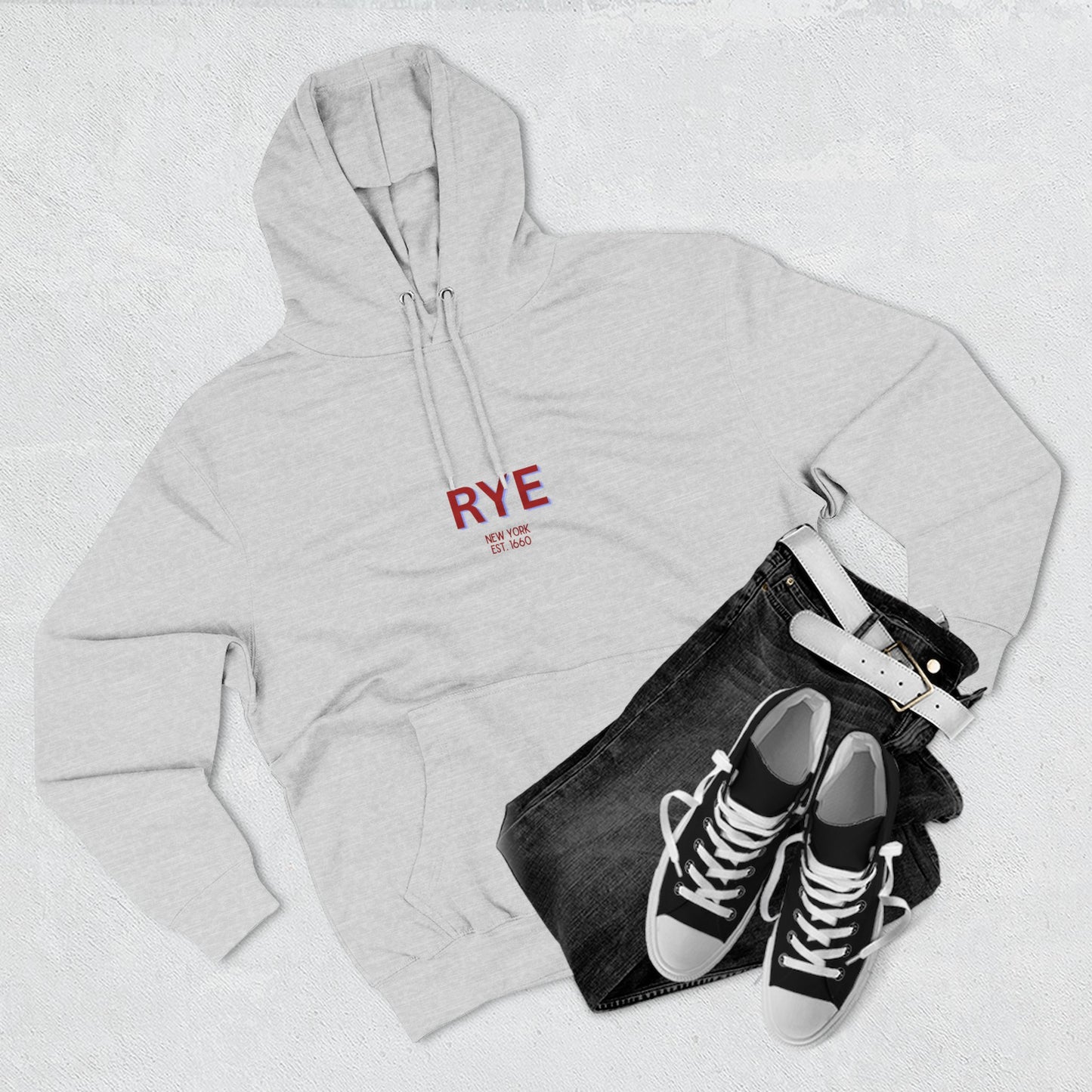 Rye Fleece Hoodie, Casual Sweatshirt, Cozy Layering Piece, Perfect Gift for All Occasions, Stylish Streetwear