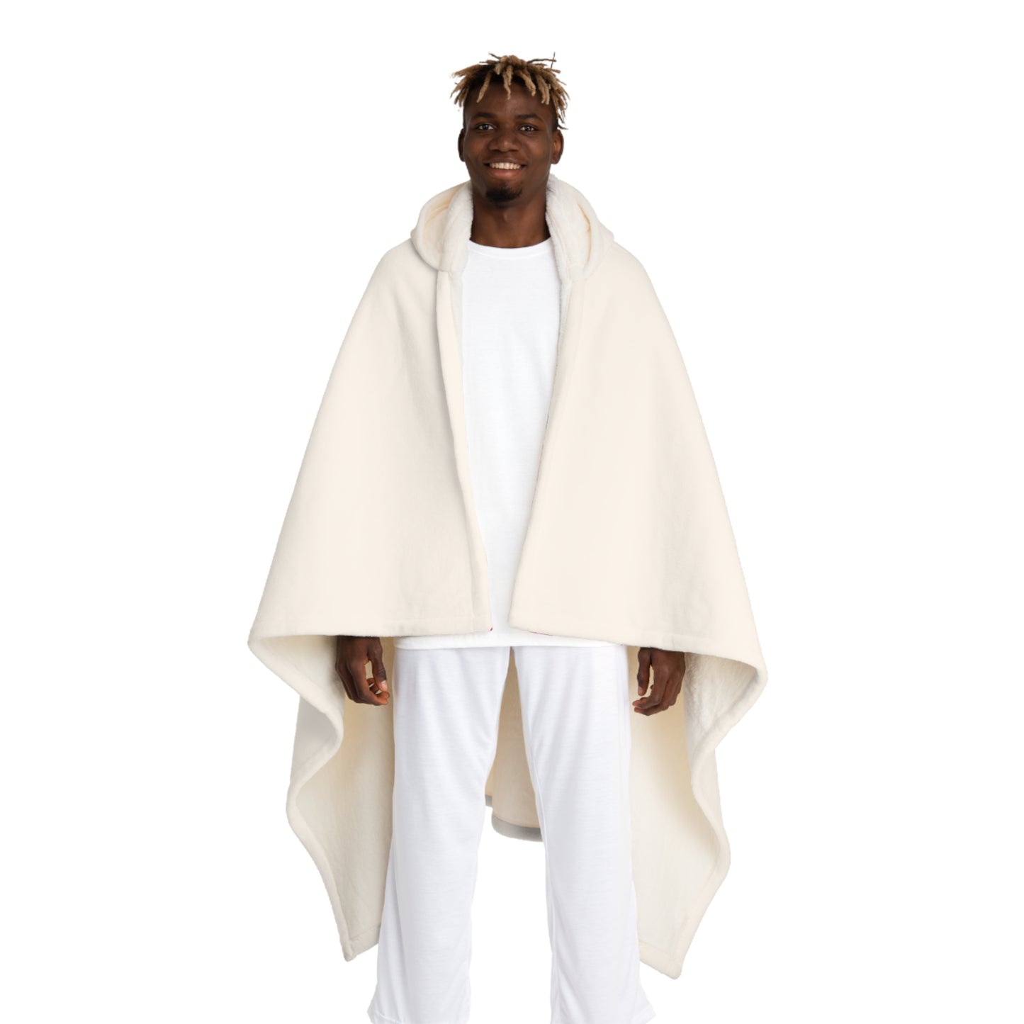 Saranac Lake Cozy Hooded Sherpa Fleece Blanket - Perfect for Chilly Evenings, Movie Nights, Cozy Home Décor, Gifts for Her, Winter Snuggles