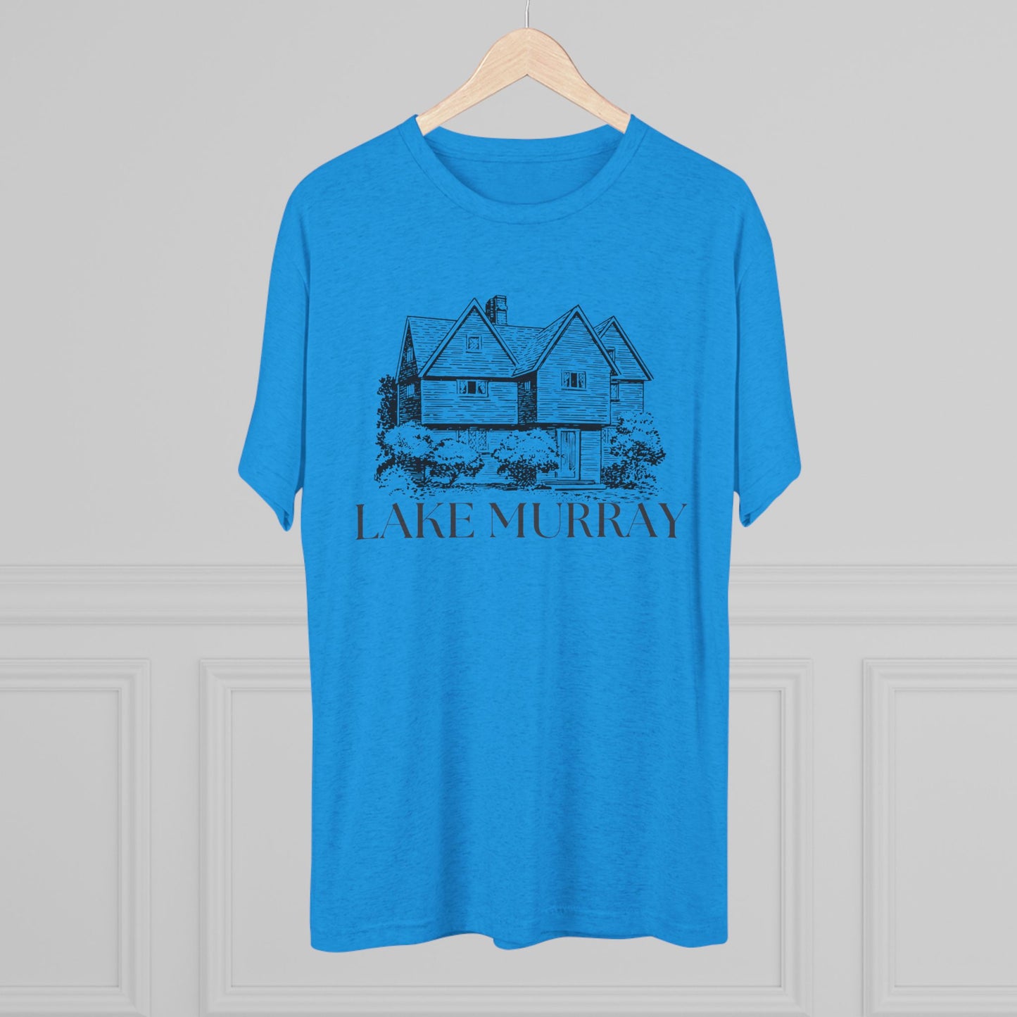 Lake Murray Unisex Tri-Blend Crew Tee, Casual T-Shirt, Summer Apparel, Lake House Shirt, Gift for Friends, Travel Tee