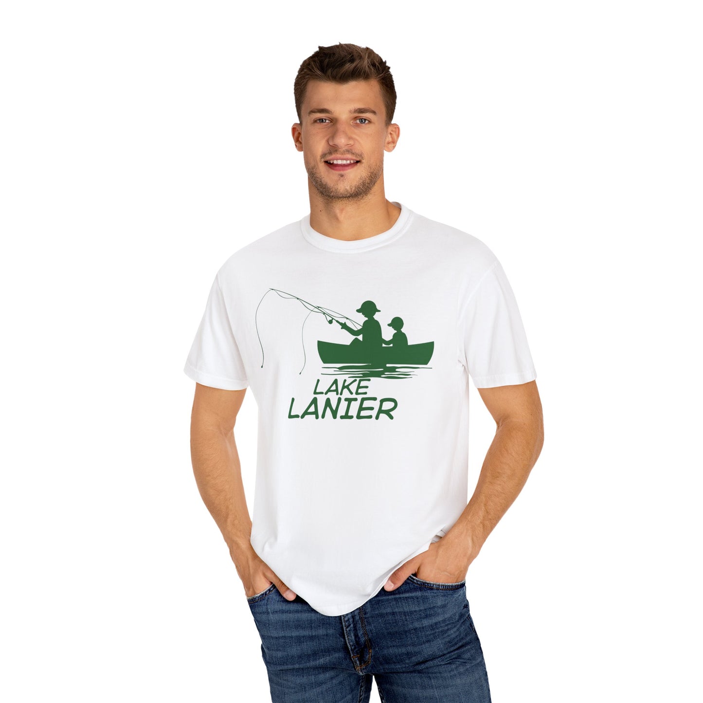 Lake Lanier Fishing Unisex T-shirt - Perfect for Gifts, Outdoor Adventures, Family Reunions, Summer Vacations, and Casual Wear