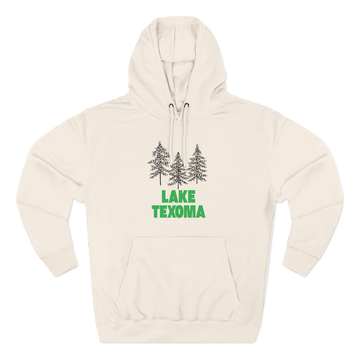 Lake Texoma Fleece Hoodie, Cozy Sweatshirt, Outdoor Adventure Wear, Unique Gift for Lake Lovers, Perfect for Fall and Winter