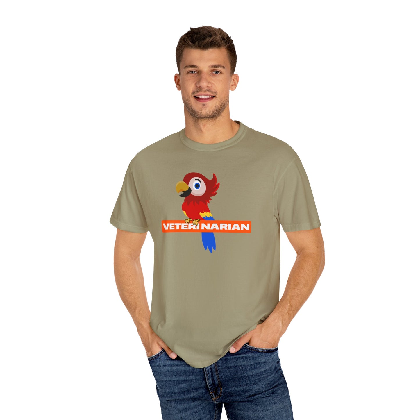 Veterinarian Parrot T-Shirt | Cute Animal Lover Shirt, Unisex Teen Gift, Animal Care Apparel, Funny Pet Shirt, Veterinary Gifts