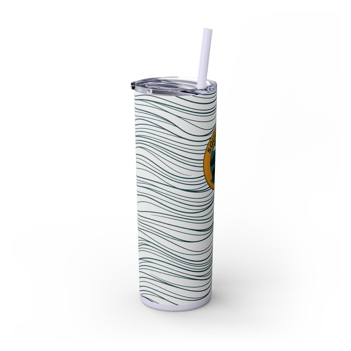 Squam Lake Skinny Tumbler - 20oz Travel Mug, Eco-Friendly Drinkware for Adventurers, Ideal for Camping, Picnics, and Daily Hydration