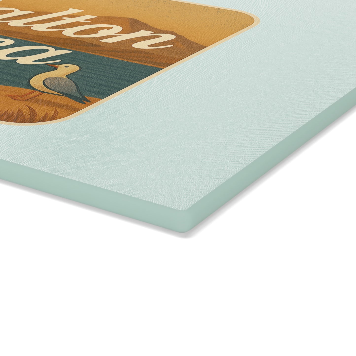 Salton Sea Glass Cutting Board
