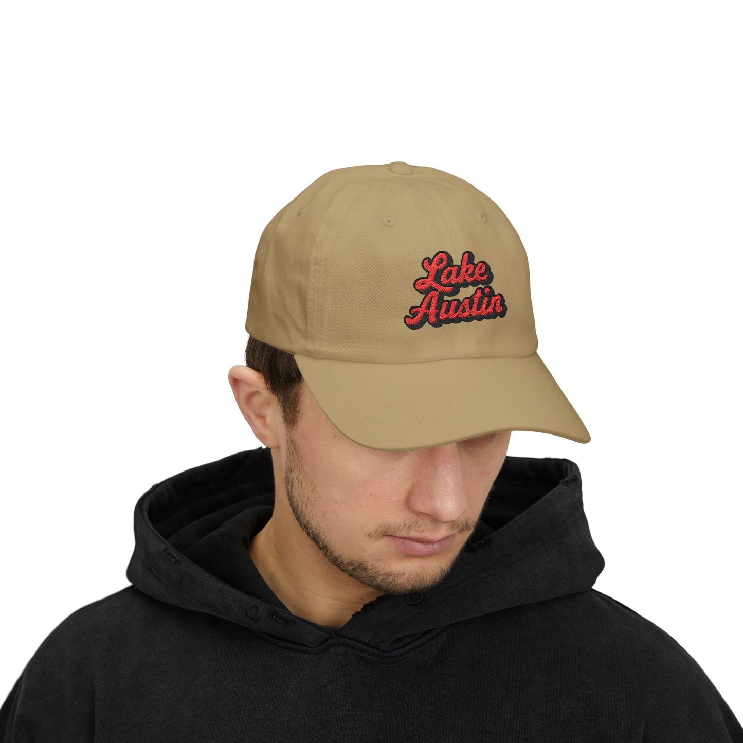 Lake Austin Stylish Dad Cap, Casual Summer Hat, Outdoor Accessory, Gift for Father's Day, Boating Trip Gear, Everyday Wear