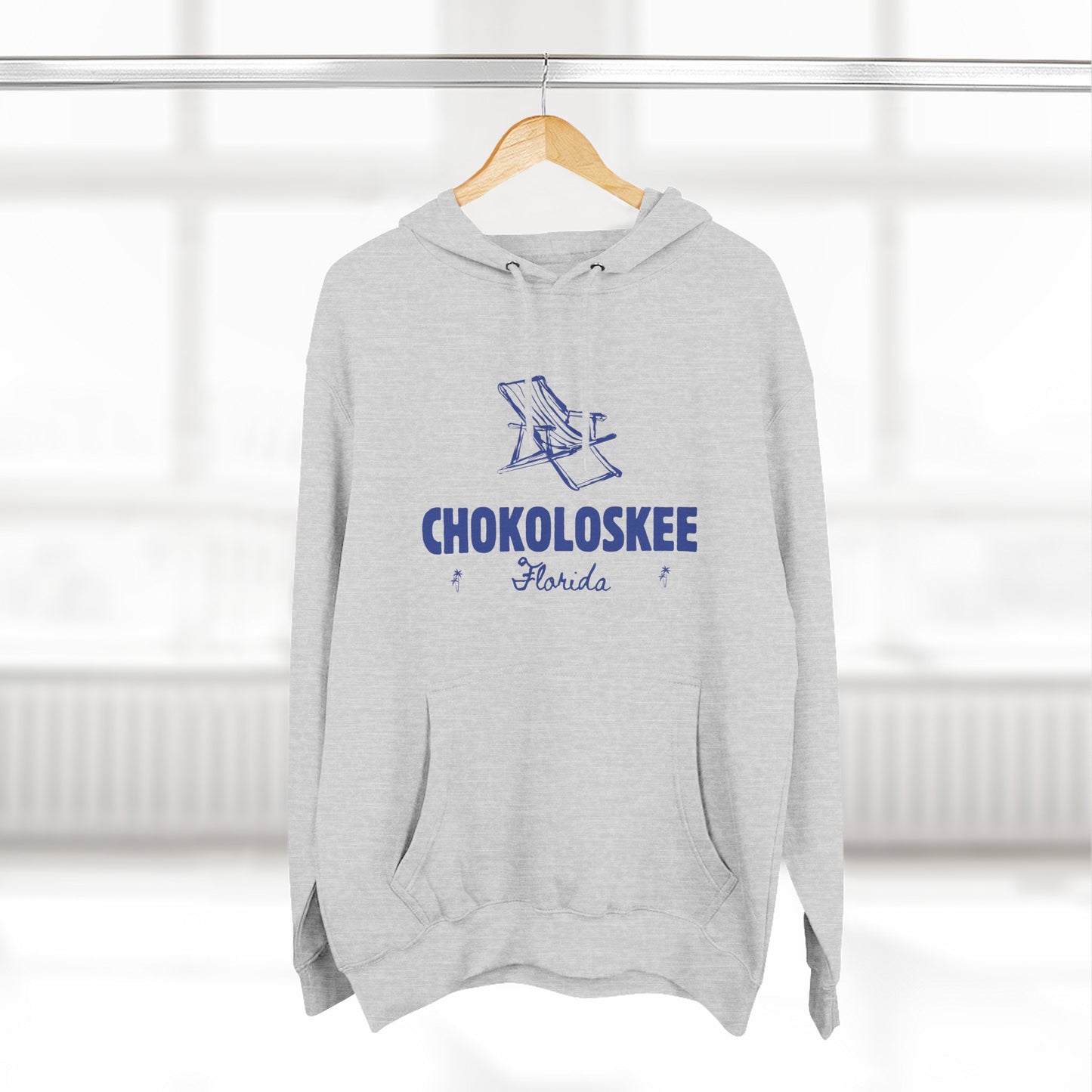 Chokoloskee Inspired Fleece Hoodie, Casual Wear, Relaxation, Gift for Autumn Lovers, Travel Essential