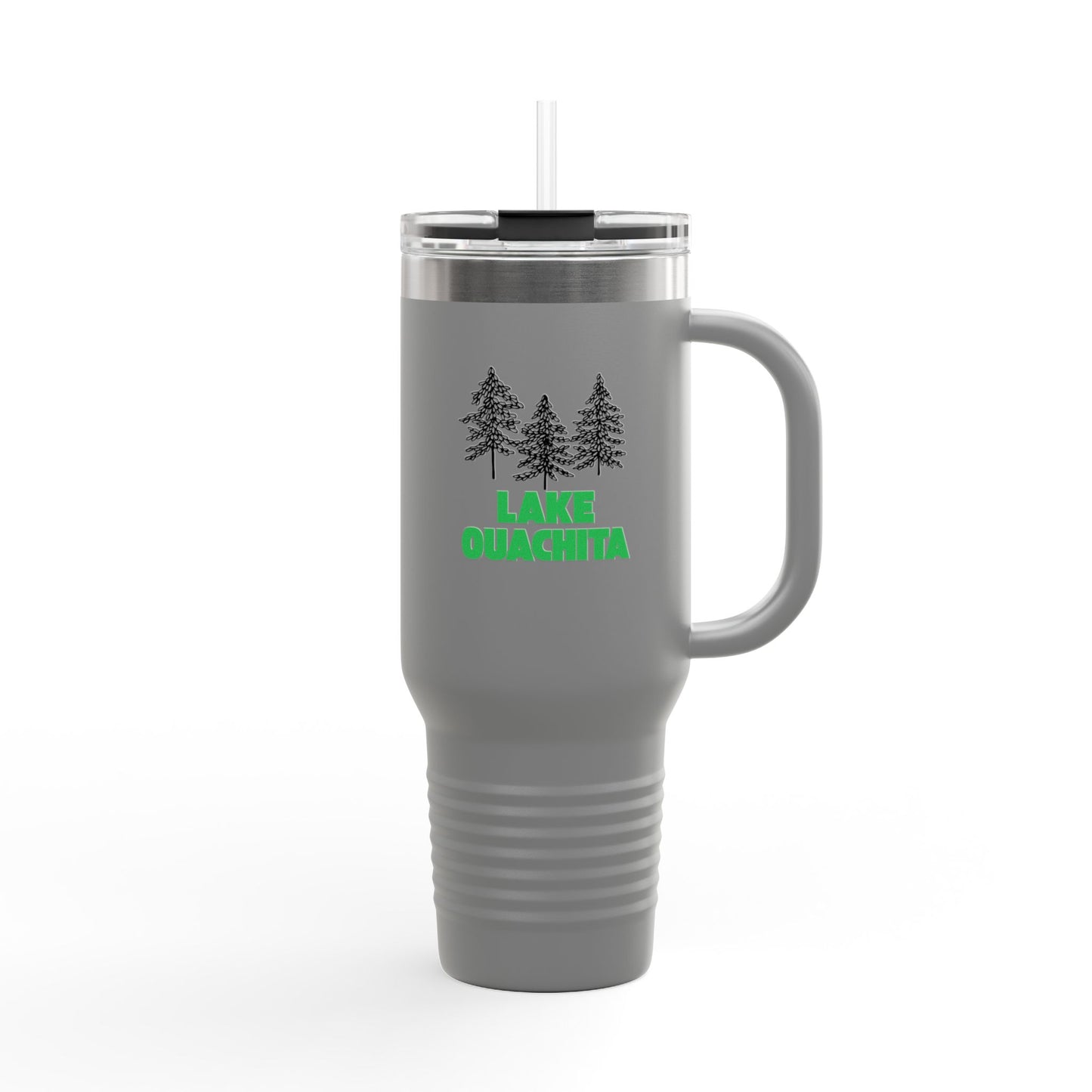 Lake Ouachita Insulated Travel Mug, 40oz - Perfect for Camping, Road Trips, Gifts, Outdoor Adventures, Summer Fun