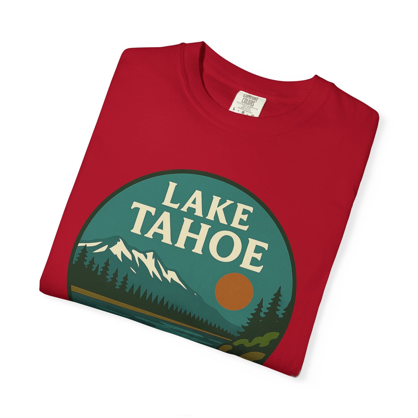 Lake Tahoe Unisex T-Shirt, Casual Graphic Tee, Nature Lover Gift, Outdoor Adventure Shirt, Vacation Souvenir, Summer Wear