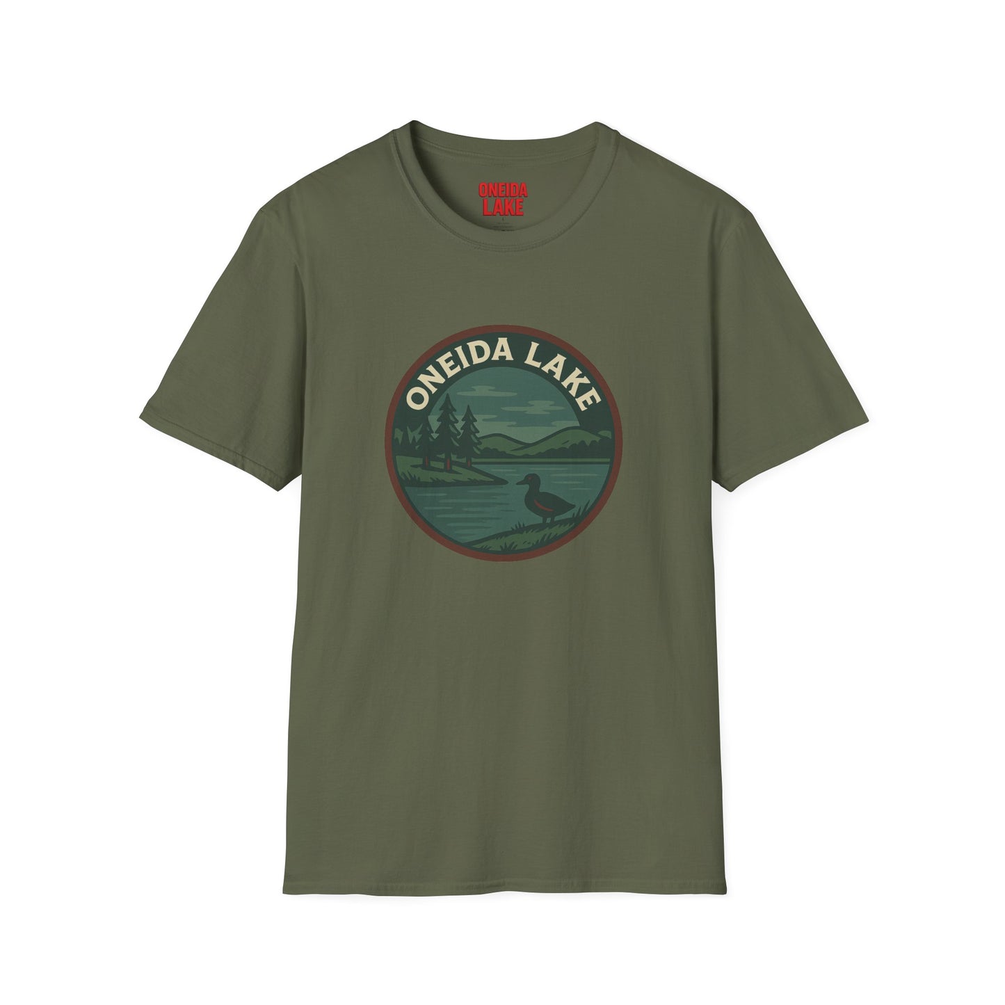 Oneida Lake Nature Unisex Softstyle T-Shirt | Eco-Friendly Gift, Outdoor Adventure Shirt, Nature Lover Tee, Vintage Lake Apparel, [...]