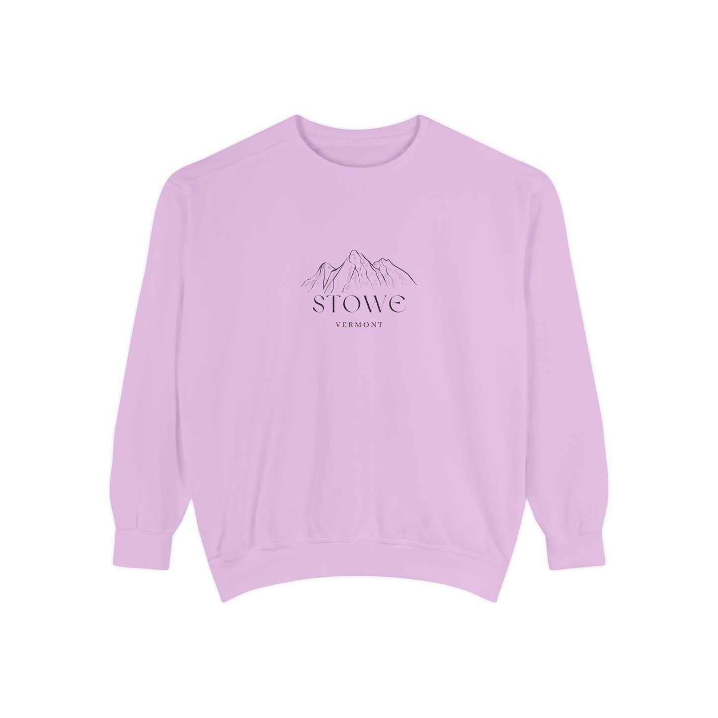 Stowe Vibes Unisex Sweatshirt | Garment-Dyed Comfort, Perfect for Casual Outings, Travel, Gifts, Autumn Days