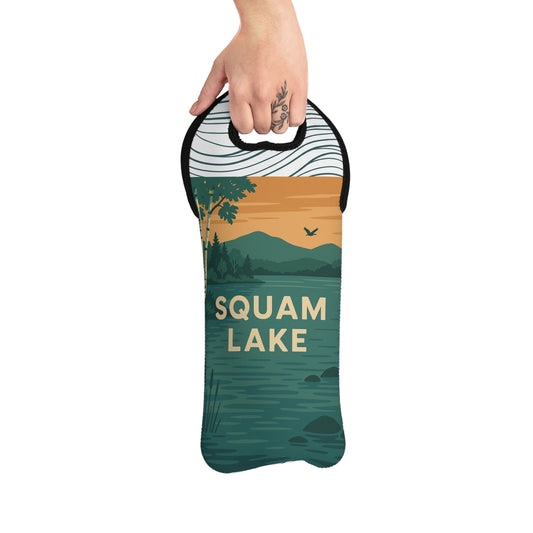 Squam Lake Wine Tote Bag