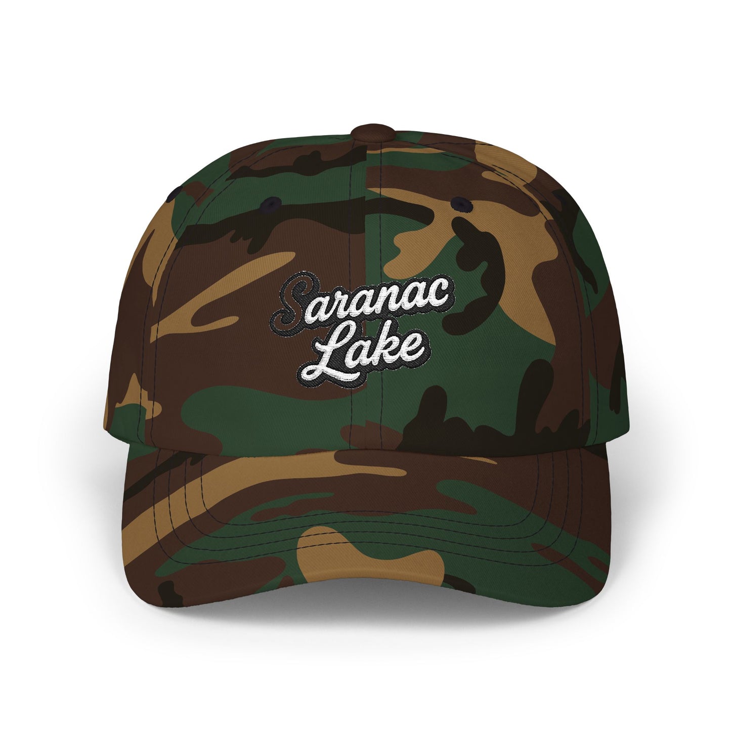 Saranac Lake Stylish Dad Cap, Casual Summer Hat, Outdoor Accessory, Gift for Father's Day, Boating Trip Gear, Everyday Wear