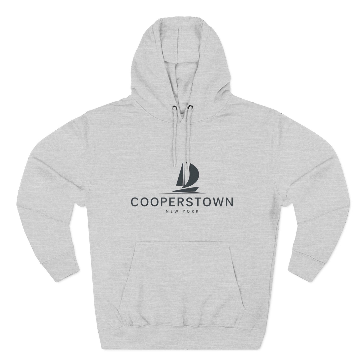 Cooperstown Inspired Fleece Hoodie, Casual Wear, Relaxation, Gift for Autumn Lovers, Travel Essential