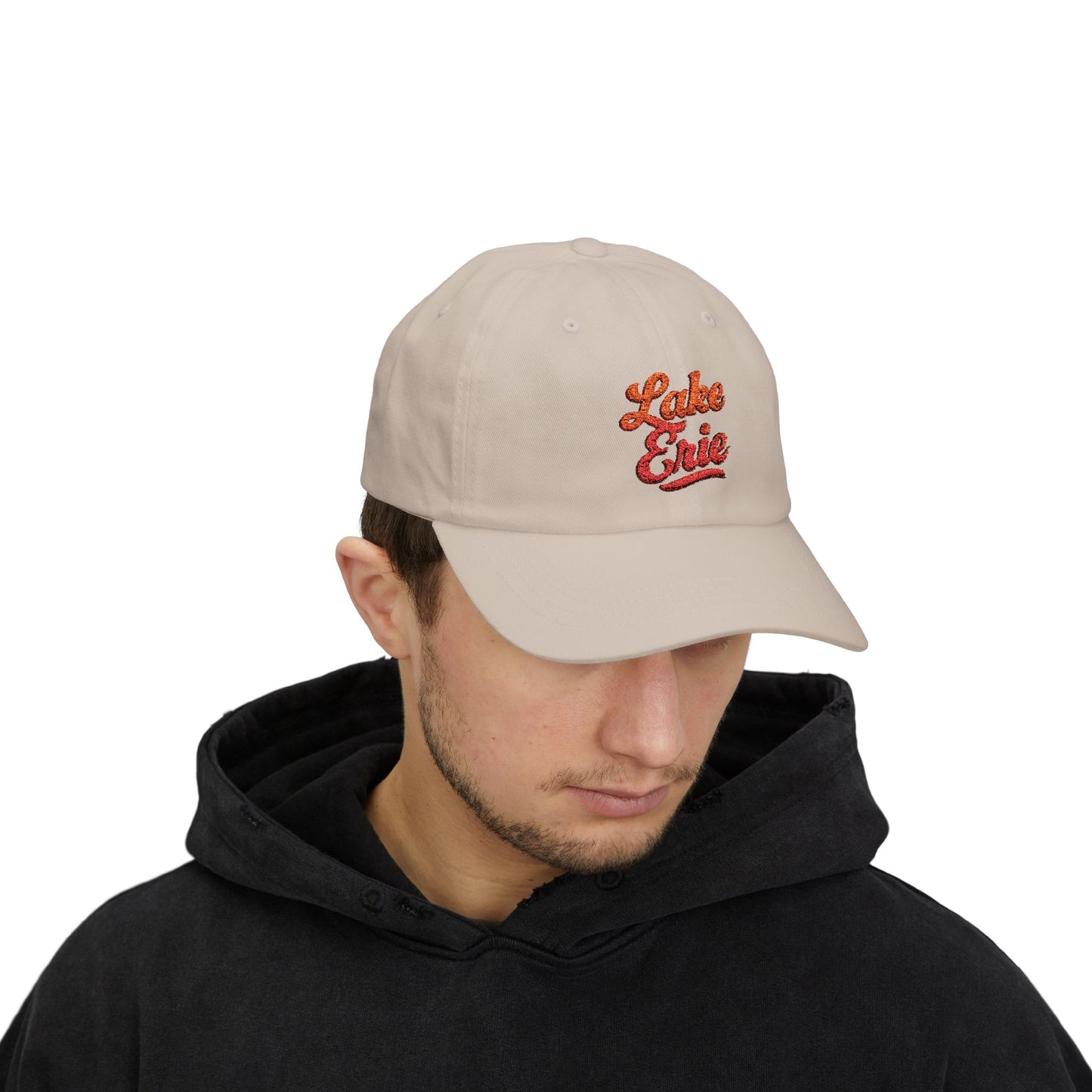 Lake Erie Stylish Dad Cap, Casual Summer Hat, Outdoor Accessory, Gift for Father's Day, Boating Trip Gear, Everyday Wear