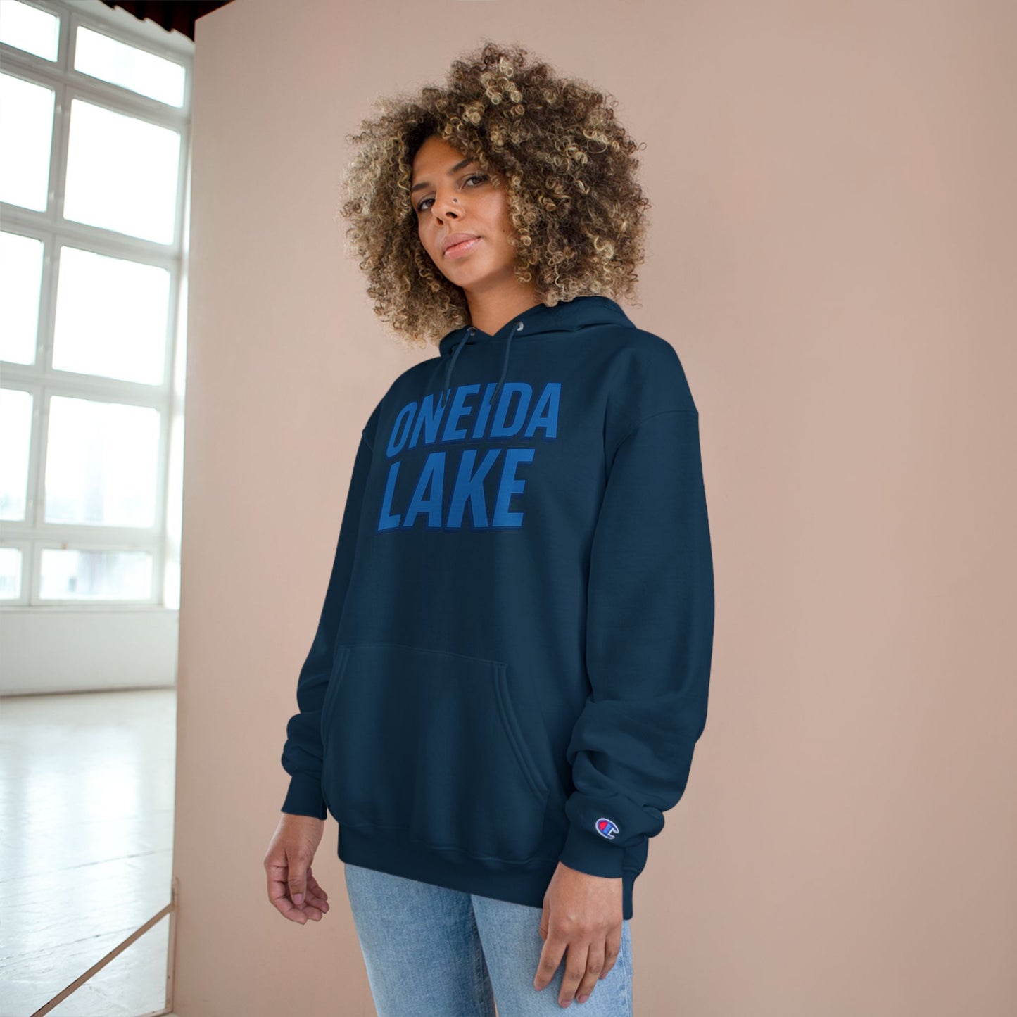 Oneida Lake Cozy Hoodie, Perfect for Outdoor Adventures, Lake Days, Gifts for Nature Lovers, Comfortable Sweatshirt