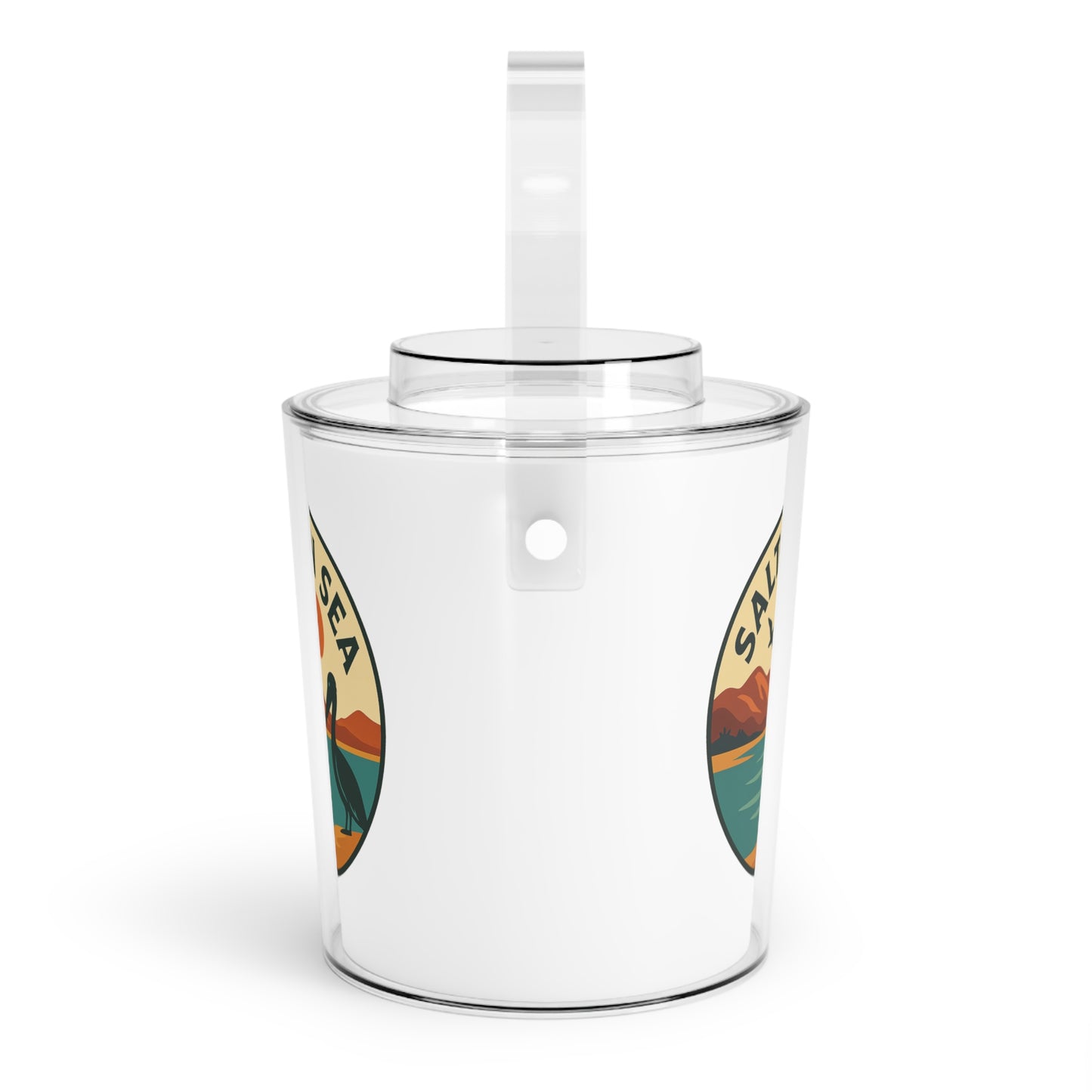 Salton Sea Ice Bucket with Tongs