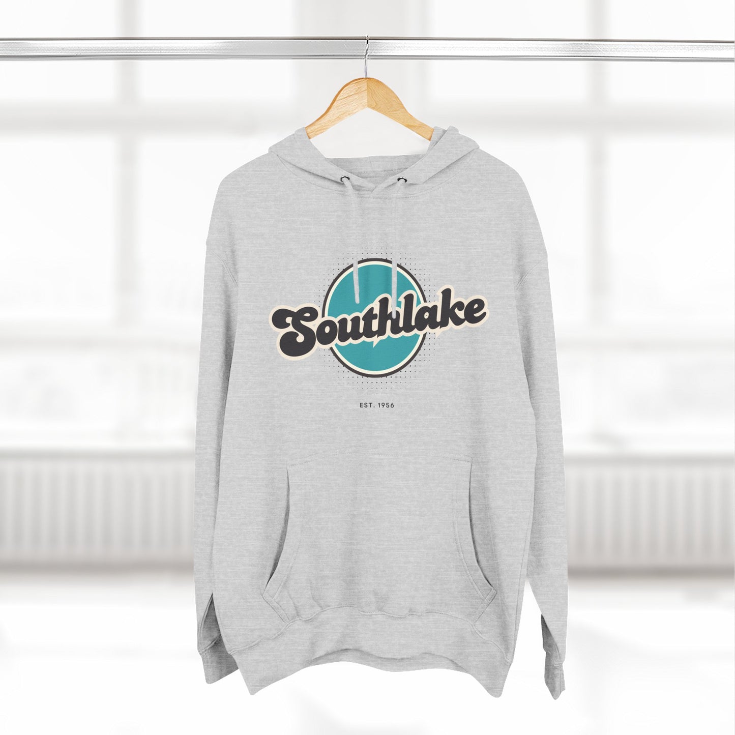 Southlake Retro Vibe Hoodie for Casual Days, Streetwear, Unisex Gift, Cozy Layering Apparel