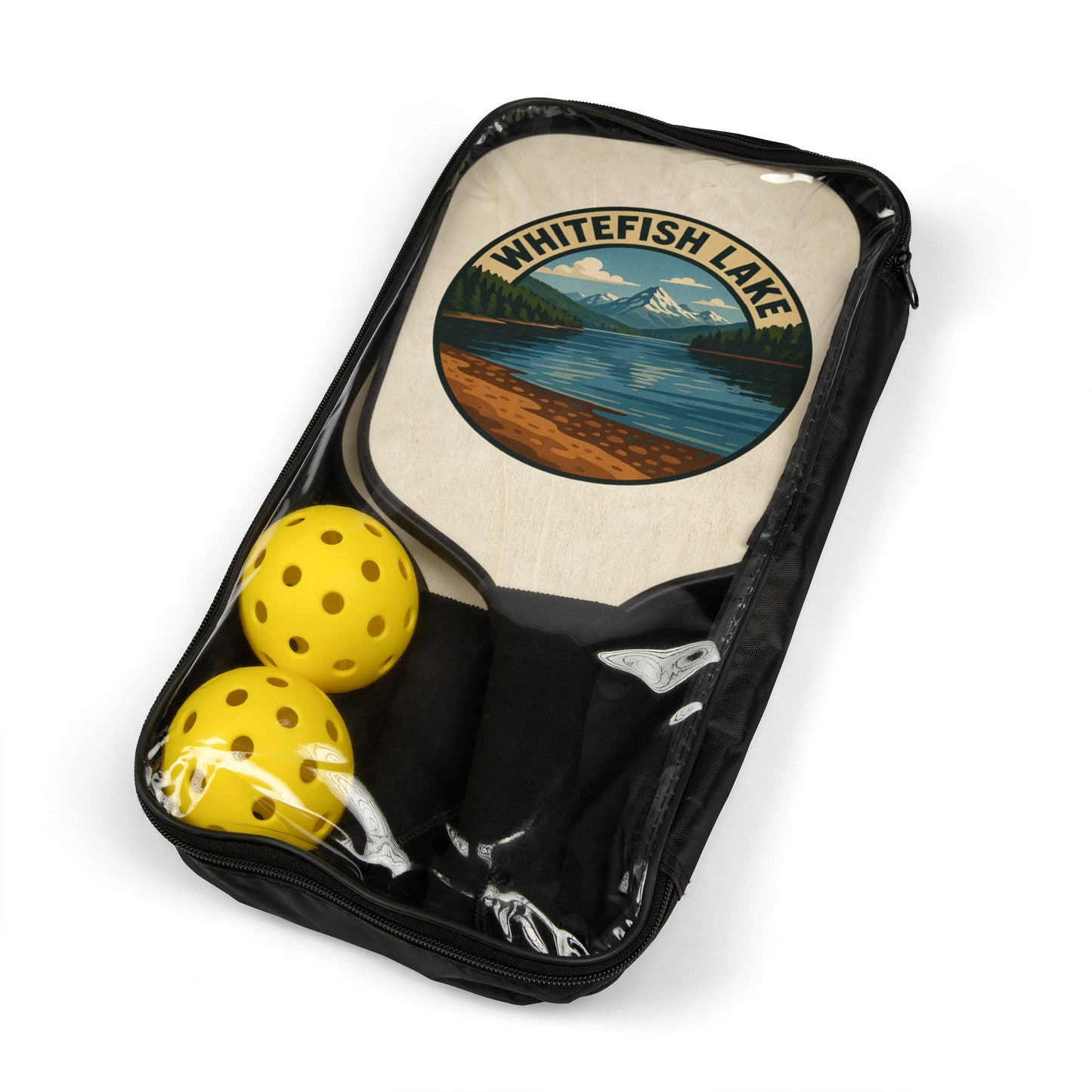 Whitefish Lake Paddle Set - Perfect for Outdoor Fun, Sporty Gift, Team Play, Family Activities, Best for Picnics, Holidays