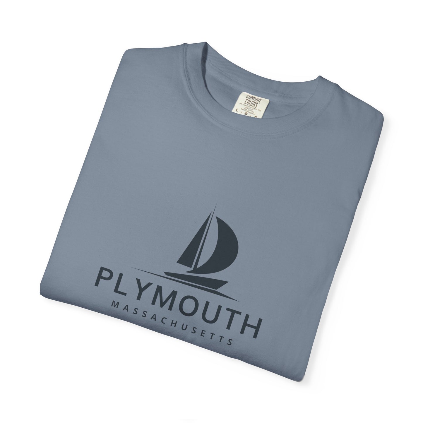Plymouth - Unisex Garment-Dyed T-shirt, Casual Outfit, Gift for Nature Lovers, Vacation Essentials