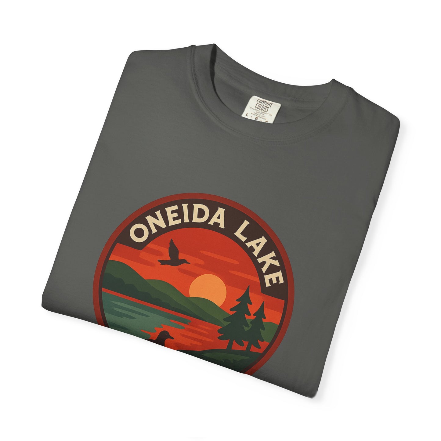 Oneida Lake Unisex Garment-Dyed T-shirt