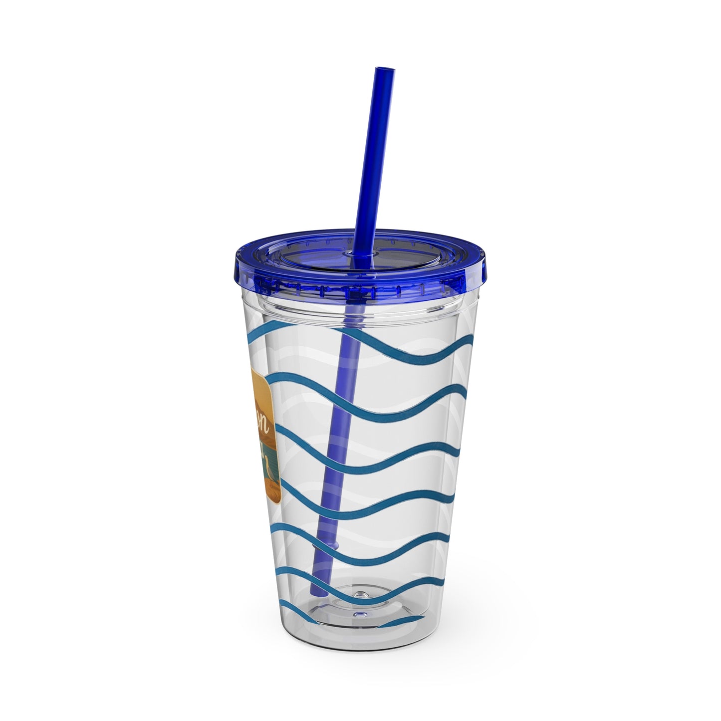 Salton Sea Sunsplash Tumbler, 16oz Clear Drink Cup for Outdoor Adventures, Customizable Travel Mug, Perfect for Summer Fun, Eco-Friendly Beverage [...]