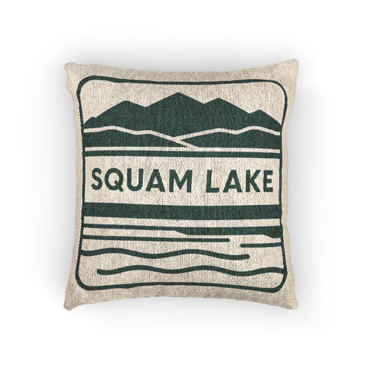 Squam Lake Woven Pillow