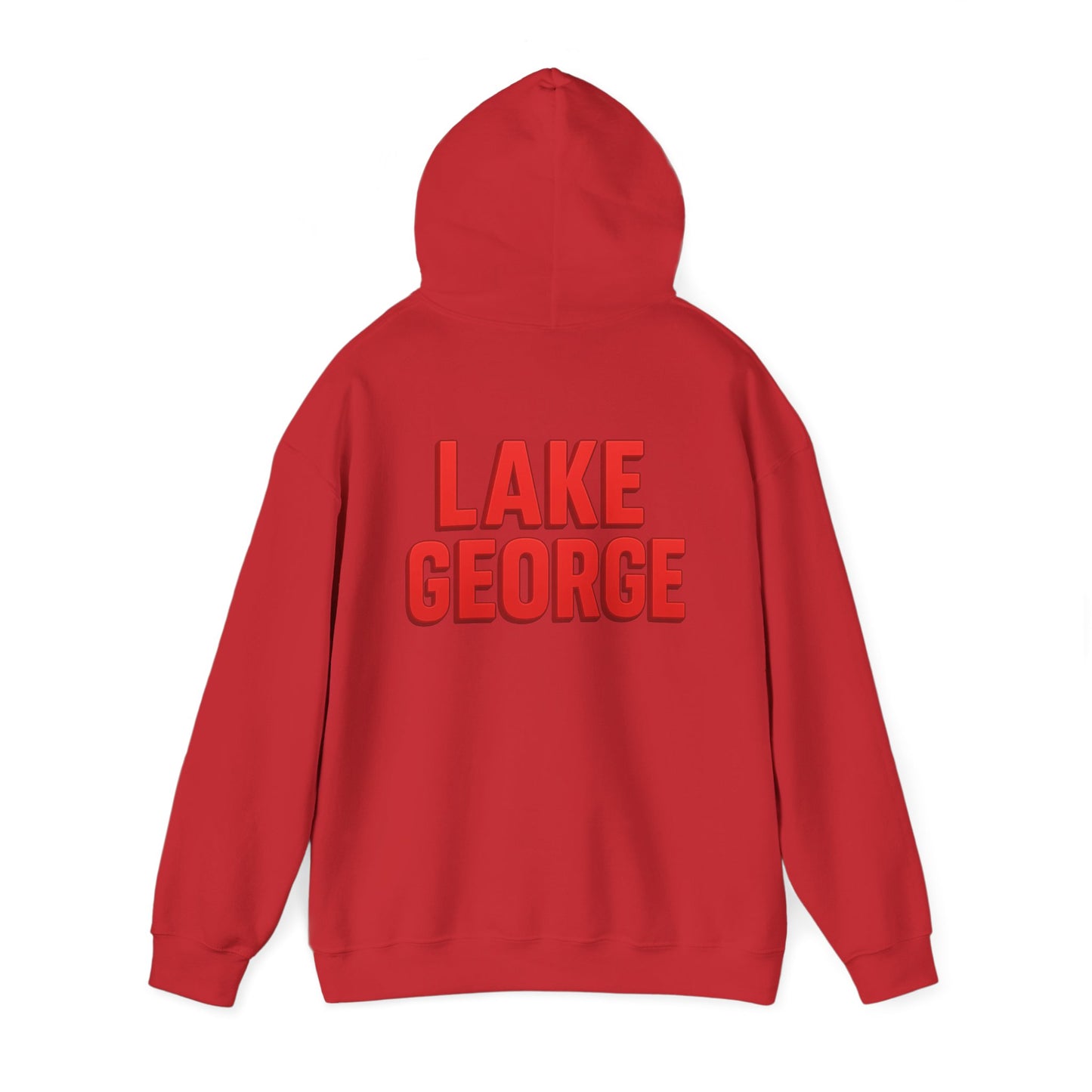 Lake George Hoodie, Cozy Casual Wear, Unisex Sweatshirt, Lake Lover Gift, Outdoor Adventure Apparel, Summer Retreat Fashion