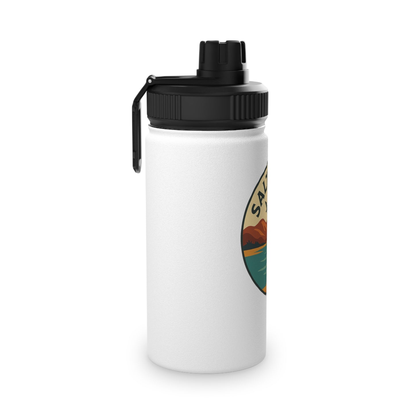 Salton Sea Stainless Steel Water Bottle, Sports Lid