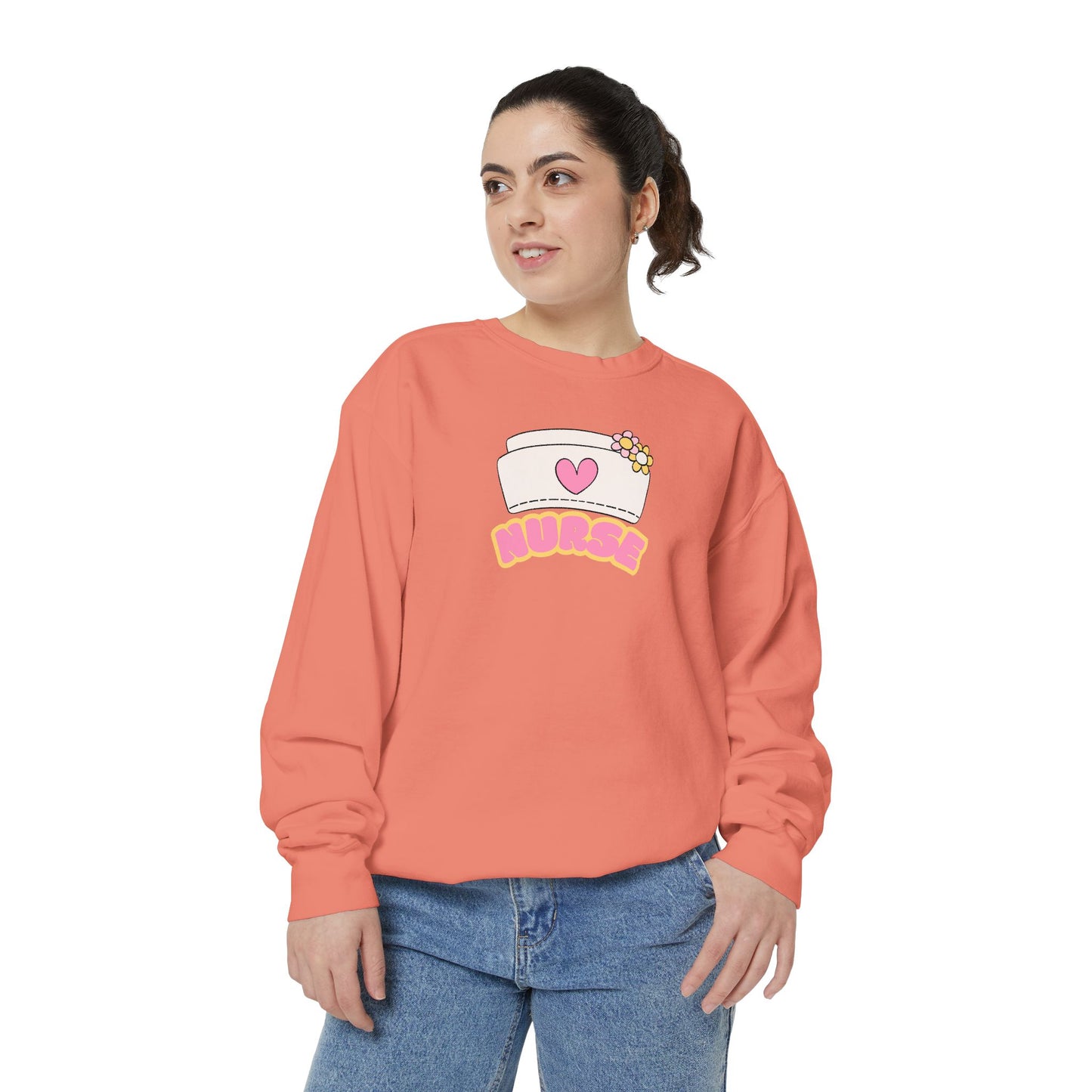 Nurse Love Sweatshirt, Cozy Gift for Healthcare Workers, Unique Gift for Nurses, Casual Medical Apparel, Nurse Appreciation