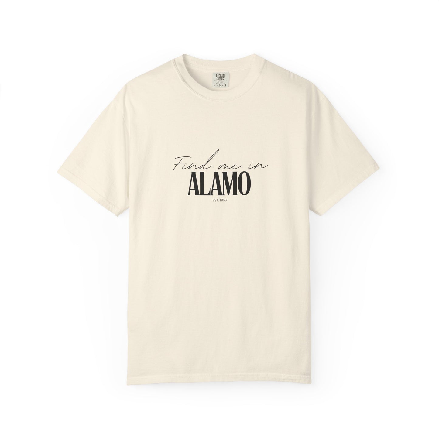 Alamo Vibes Unisex Garment-Dyed T-Shirt, Casual Wear, Gifts for Locals, Trendy Summer Essential, Comfortable Everyday Tee
