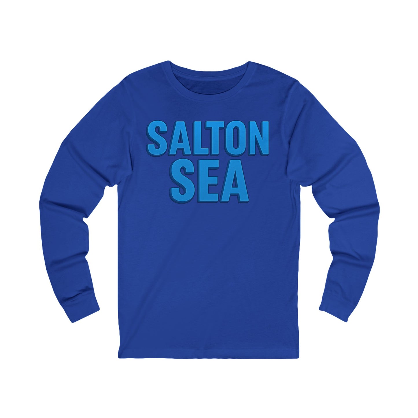 Salton Sea Long Sleeve Tee, Cozy Unisex Shirt for Outdoor Lovers, Perfect for Lake Days, Casual Wear, Gift Idea