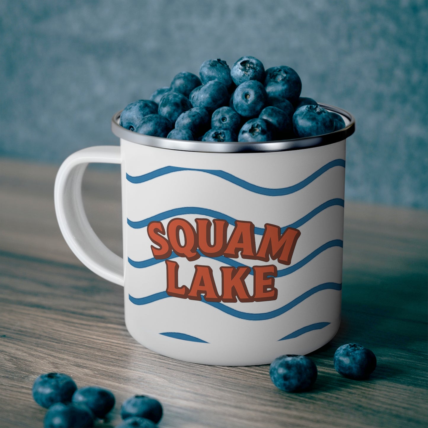 Rustic Enamel Camping Mug - Perfect for Outdoor Adventures, Squam Lake Enthusiasts, and Cozy Campfires, Great Gift for Camping Lovers, [...]