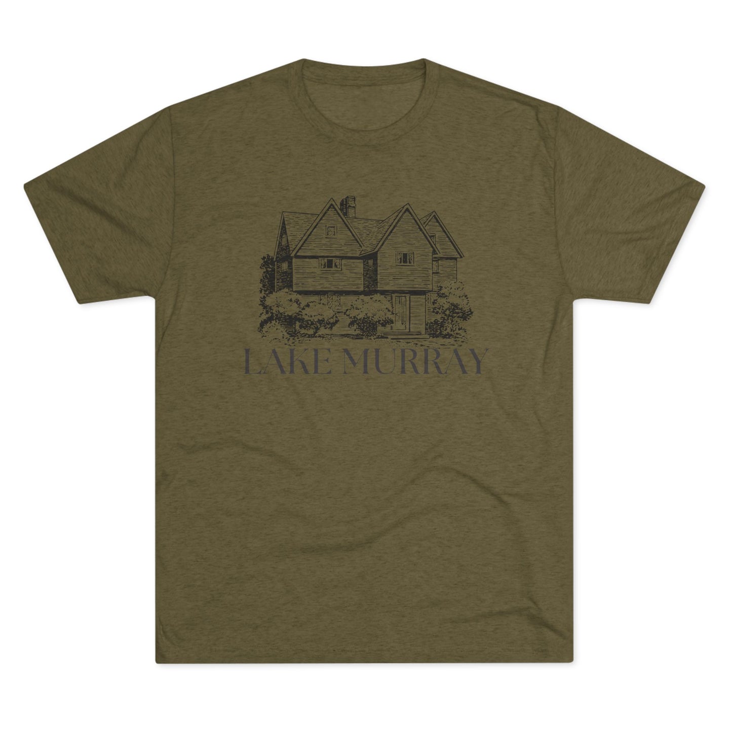 Lake Murray Unisex Tri-Blend Crew Tee, Casual T-Shirt, Summer Apparel, Lake House Shirt, Gift for Friends, Travel Tee