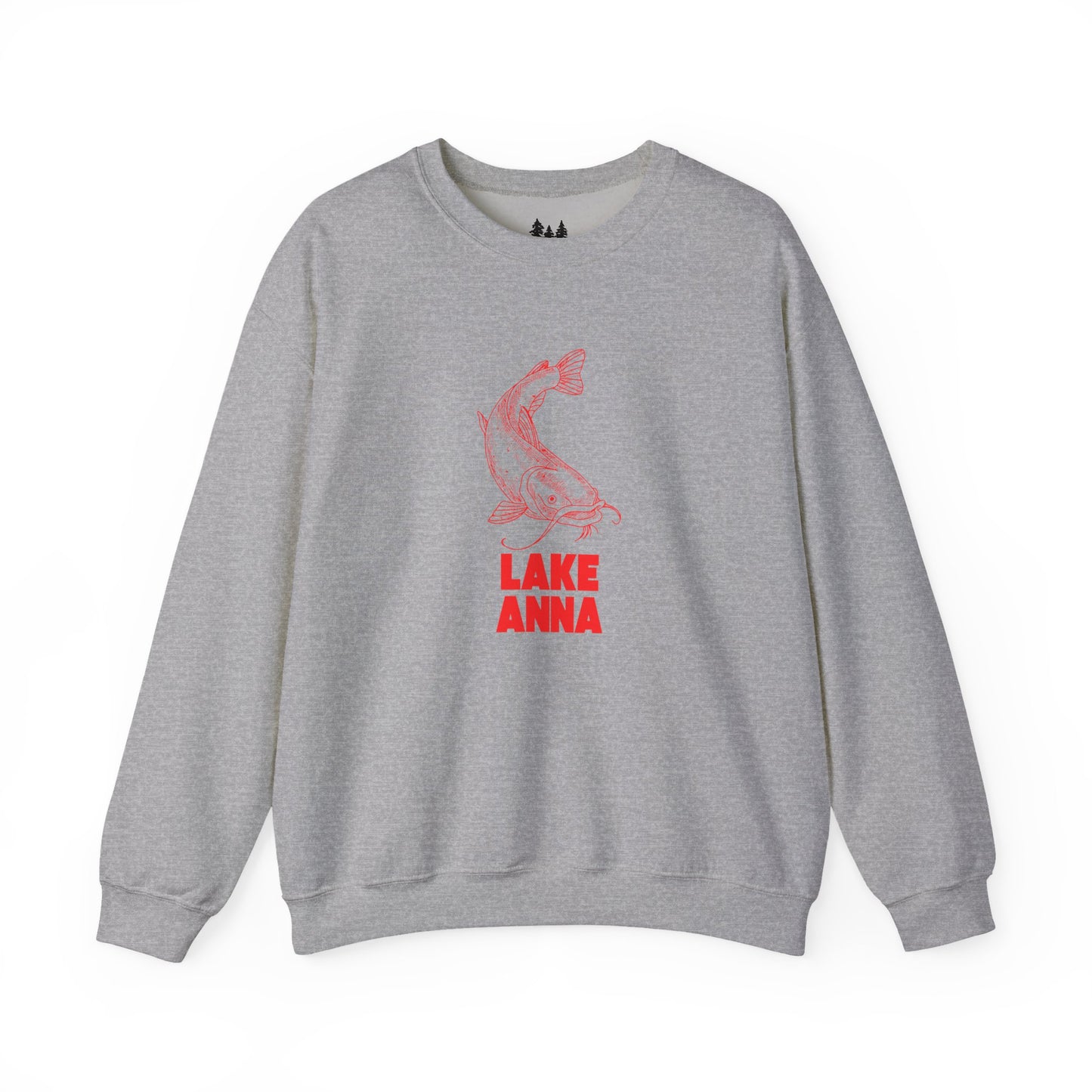 Lake Anna Fishing Sweatshirt, Cozy Crewneck, Perfect for Outdoorsy Lovers, Casual Wear, Gift for Nature Enthusiasts, Lake Life Apparel