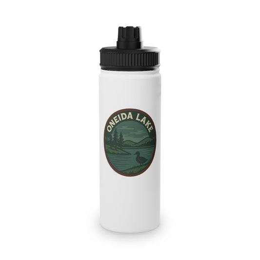 Oneida Lake Stainless Steel Water Bottle, Sports Lid
