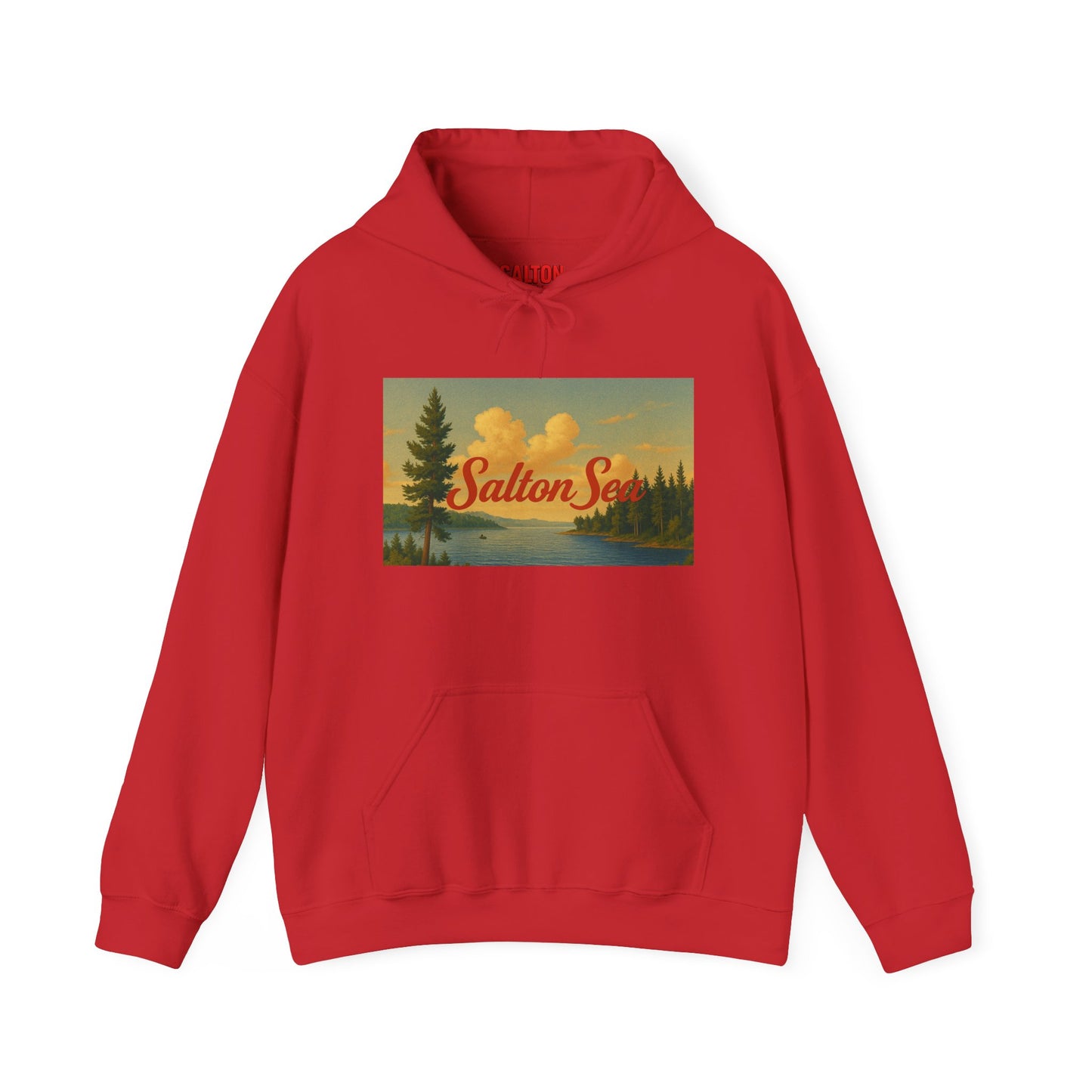 Salton Sea Hoodie, Cozy Casual Wear, Unisex Sweatshirt, Lake Lover Gift, Outdoor Adventure Apparel, Summer Retreat Fashion