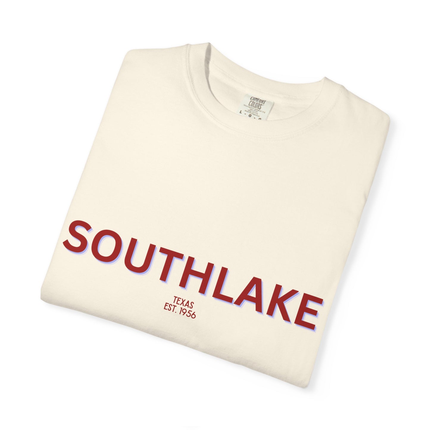 Southlake Garment-Dyed Unisex T-Shirt, Casual Tee, Vintage Style Shirt, Everyday Wear, Birthday Gift, Unique Apparel