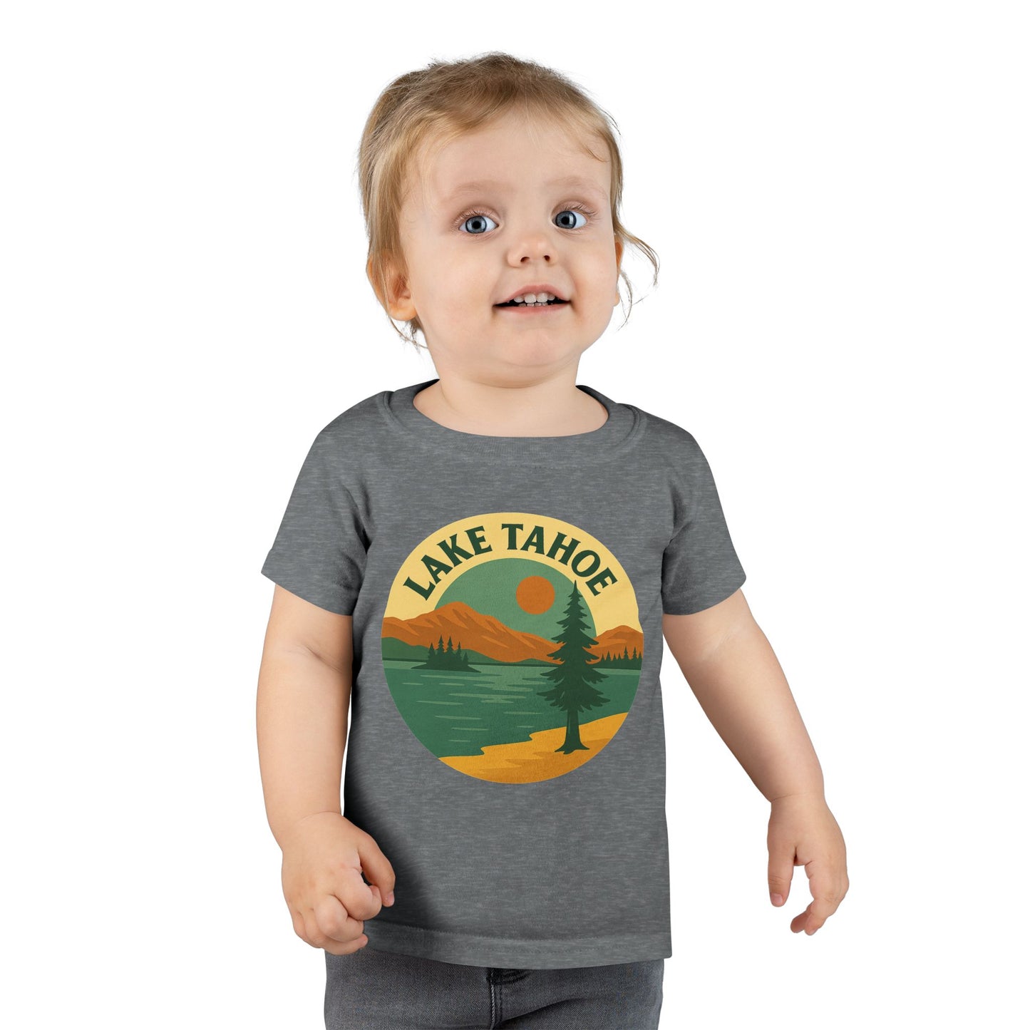 Lake Tahoe Toddler T-Shirt | Nature Lovers Kids Tee | Cute Gift for Birthdays, Holidays, Family Outings, Summer Fun, Eco-Friendly Kids