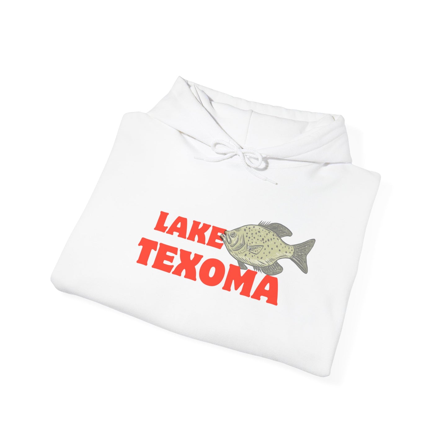 Lake Texoma Fishing Hoodie, Unisex Comfortable Sweatshirt, Relaxed Fit for Outdoor Enthusiasts, Gift for Fishermen, Casual Lake Apparel