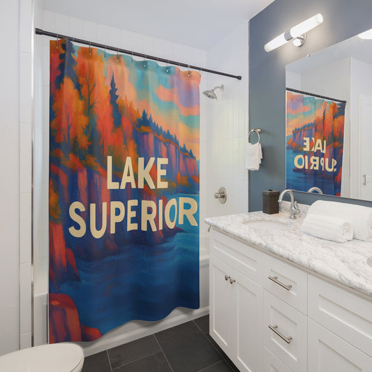 Lake Superior Shower Curtains