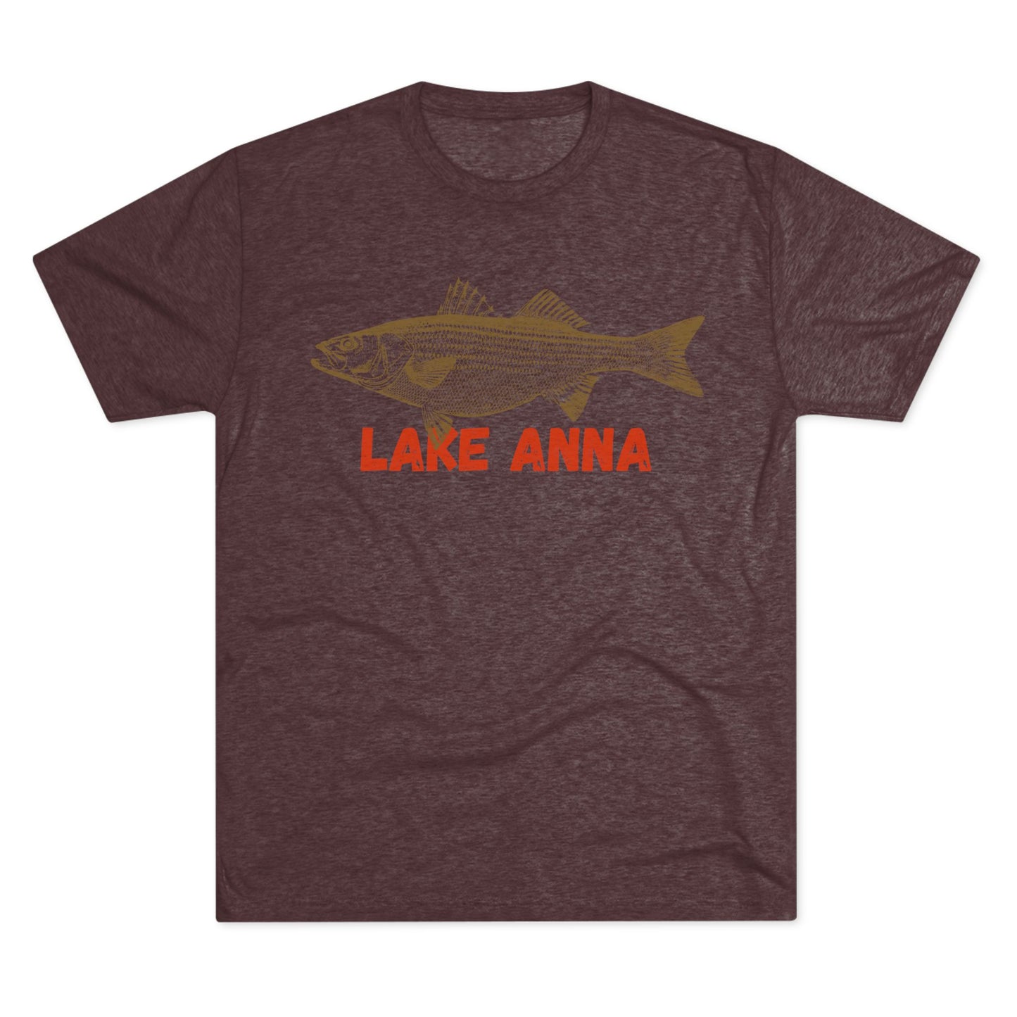 Lake Anna Fishing Tee, Unisex Crew Neck Shirt, Summer Lake Apparel, Gift for Fishermen, Outdoor Adventure T-Shirt, Lake House Style