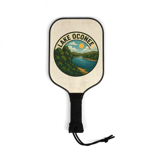 Lake Oconee Pickleball Paddle Set - Perfect for Outdoor Fun, Sporty Gift, Team Play, Family Activities, Best for Picnics, Holidays