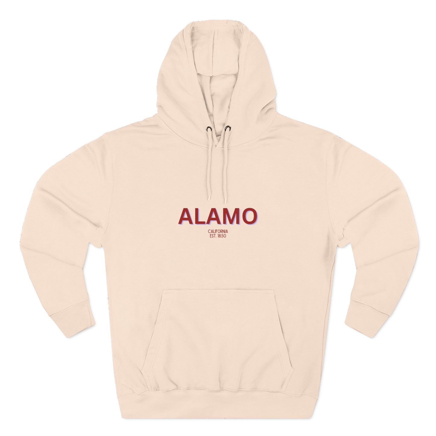 Alamo Fleece Hoodie, Casual Sweatshirt, Cozy Layering Piece, Perfect Gift for All Occasions, Stylish Streetwear