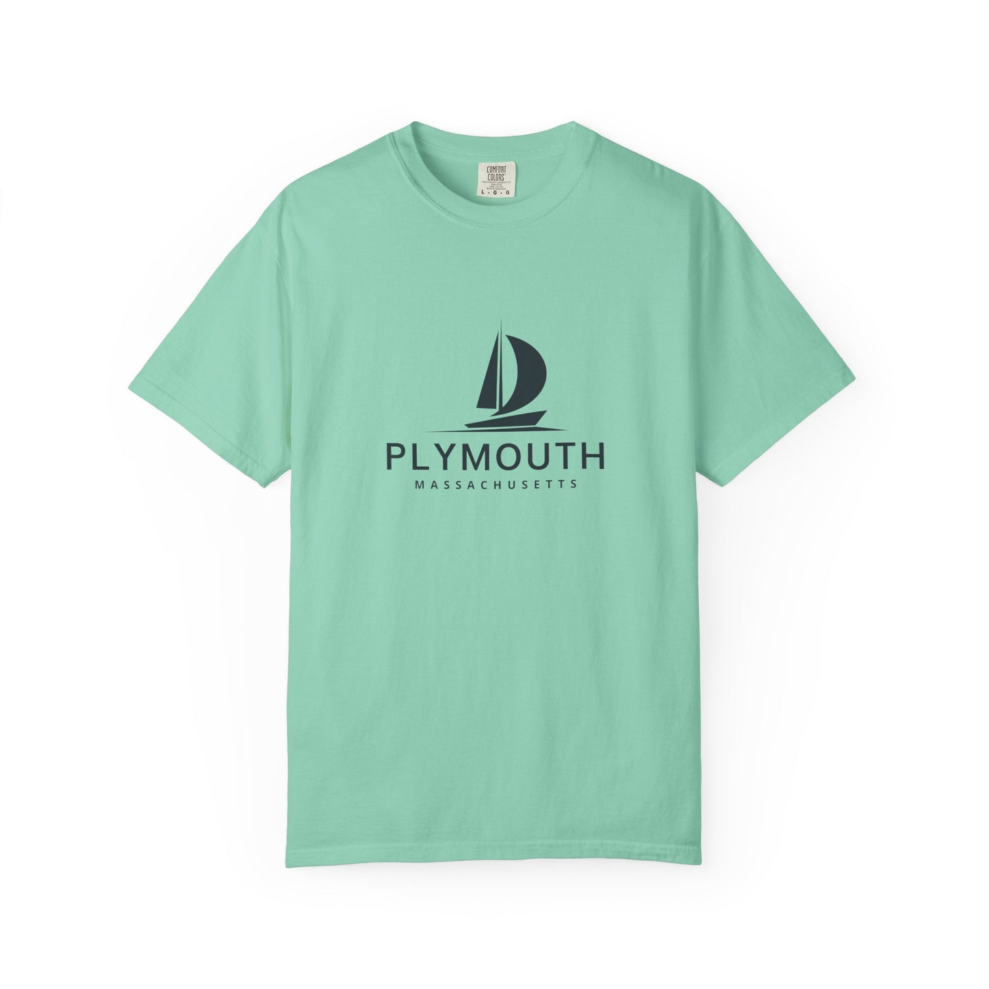 Plymouth - Unisex Garment-Dyed T-shirt, Casual Outfit, Gift for Nature Lovers, Vacation Essentials