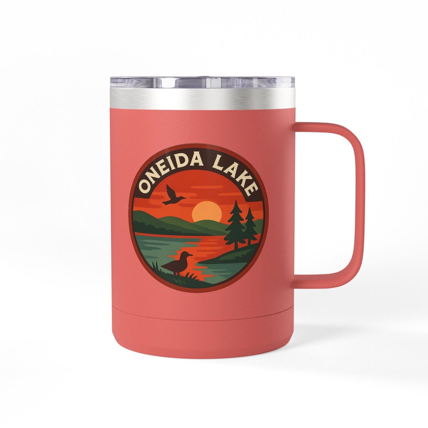 Oneida Lake Coffee Mug Tumbler, 15oz