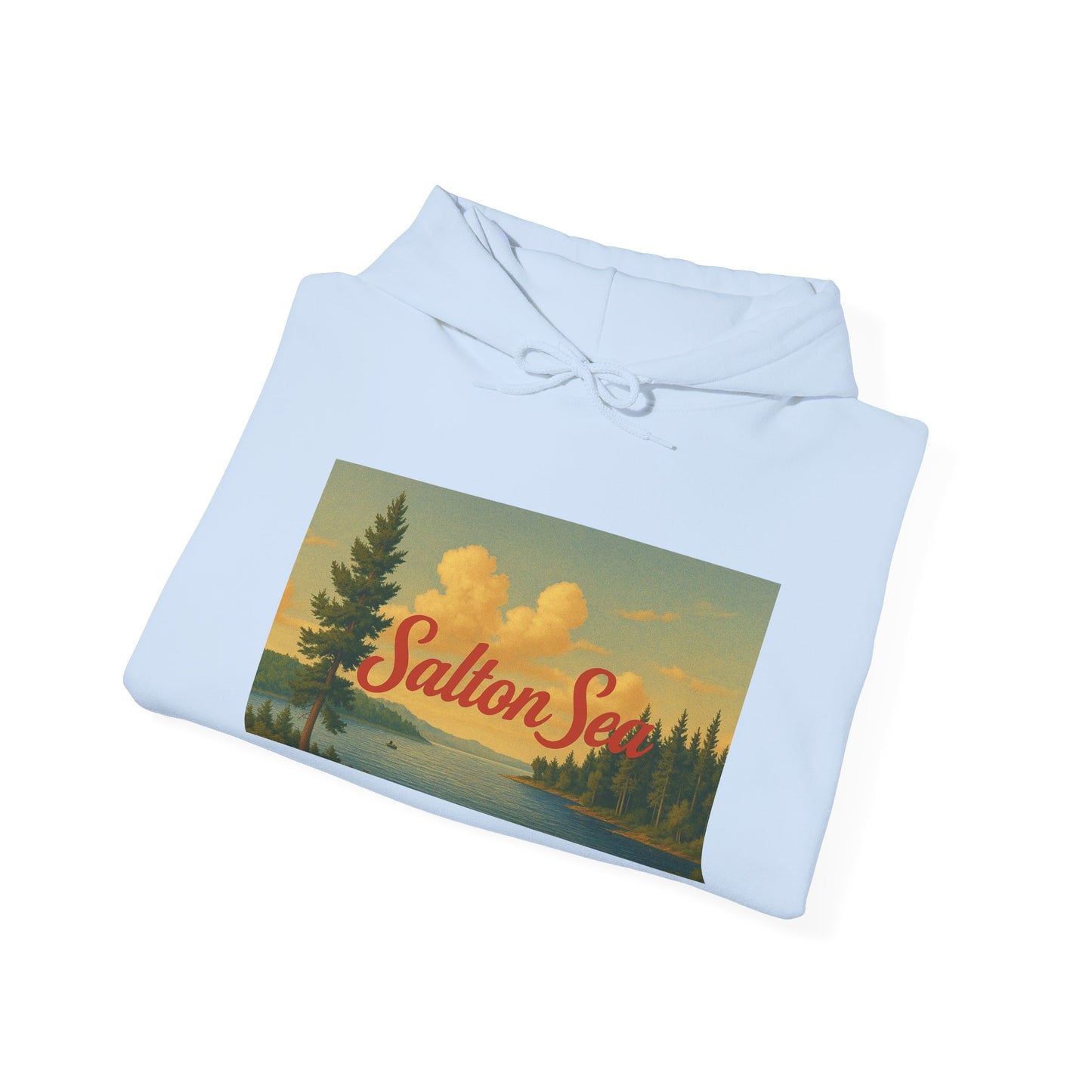 Salton Sea Hoodie, Cozy Casual Wear, Unisex Sweatshirt, Lake Lover Gift, Outdoor Adventure Apparel, Summer Retreat Fashion
