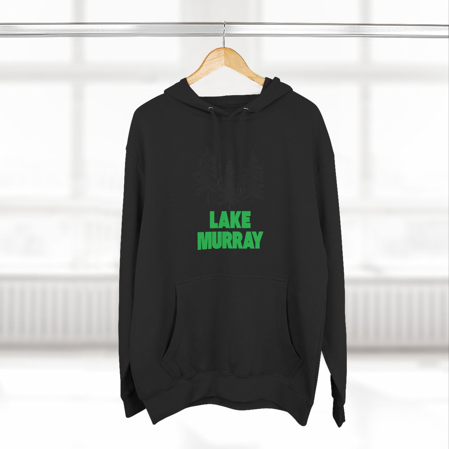 Lake Murray Fleece Hoodie, Cozy Sweatshirt, Outdoor Adventure Wear, Unique Gift for Lake Lovers, Perfect for Fall and Winter