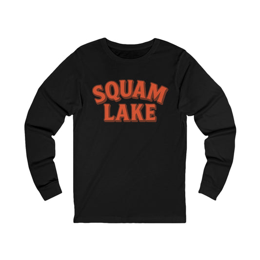 Squam Lake Long Sleeve Tee, Cozy Unisex Shirt for Outdoor Lovers, Perfect for Lake Days, Casual Wear, Gift Idea