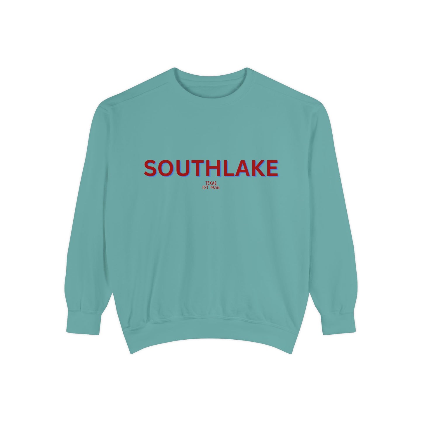 Southlake Unisex Garment-Dyed Sweatshirt | Cozy Fashion, Perfect for Casual Outings, Gifts, Fall & Winter Style, Everyday Comfort