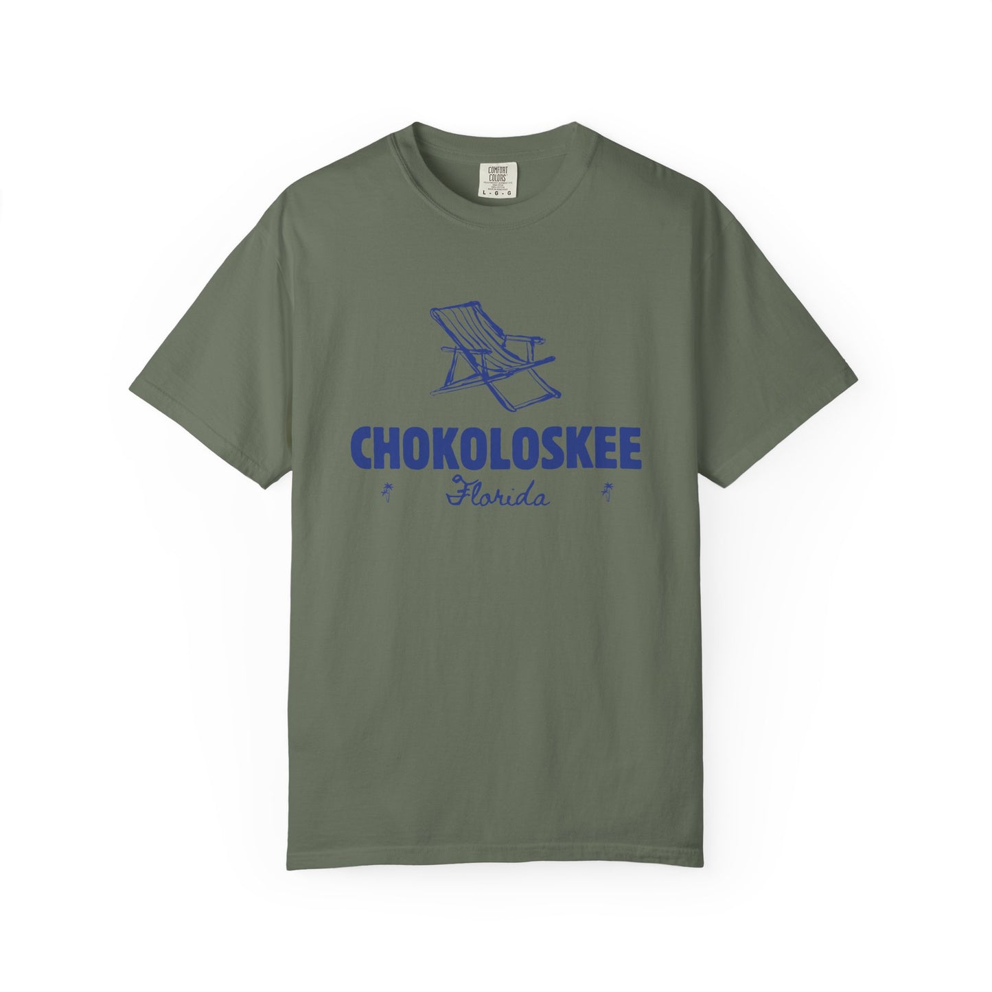 Chokoloskee - Unisex Garment-Dyed T-shirt, Casual Outfit, Gift for Nature Lovers, Vacation Essentials